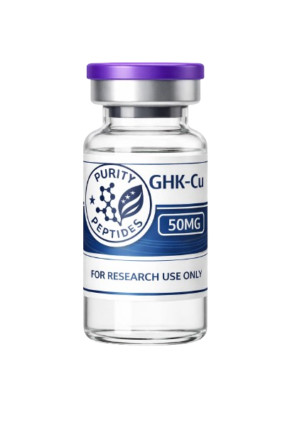 GHK-Cu research peptide vial