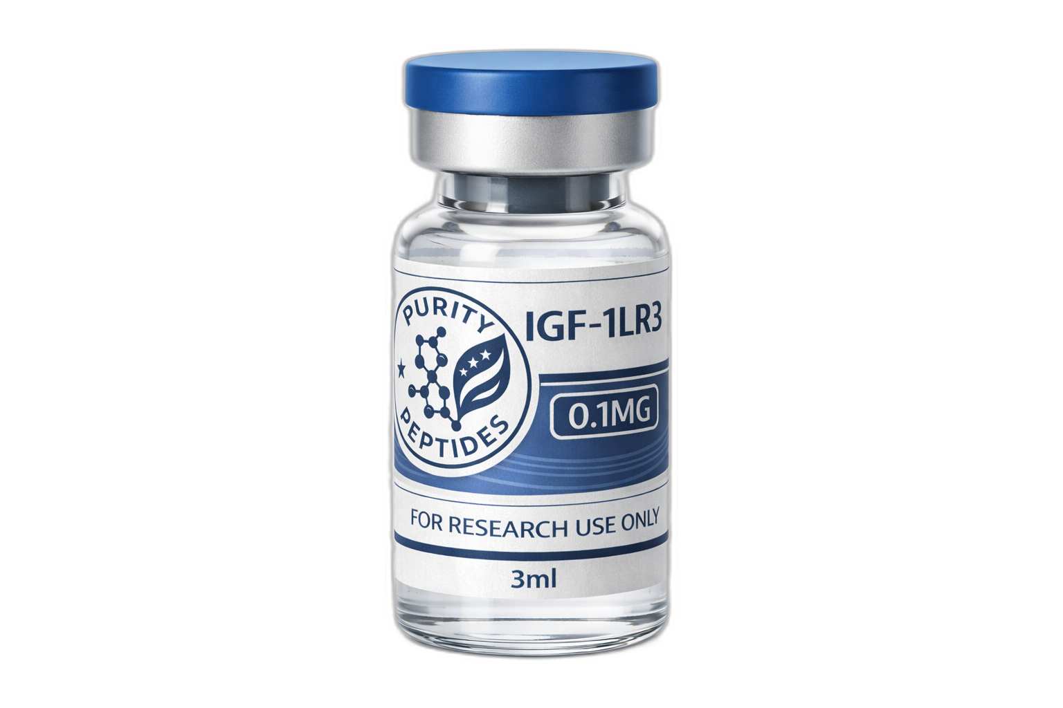 IGF-1 LR3 research peptide vial